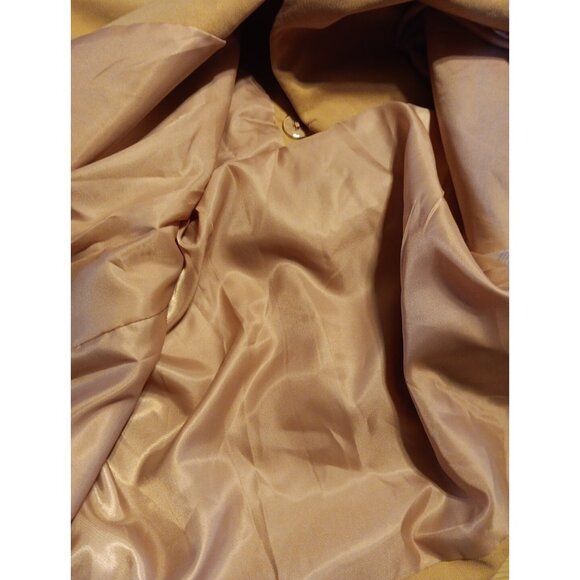 Unique21 Women L 10-12 Elegant Lt Brown Blazer Dress Party Cocktail Office Siren - Picture 9 of 10